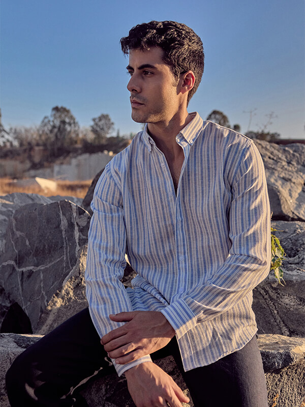 Pure Linen Shirt — Natural