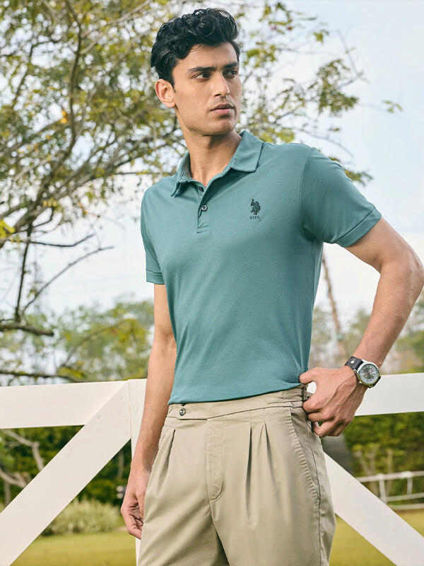 Classic Polo T-Shirt — Green